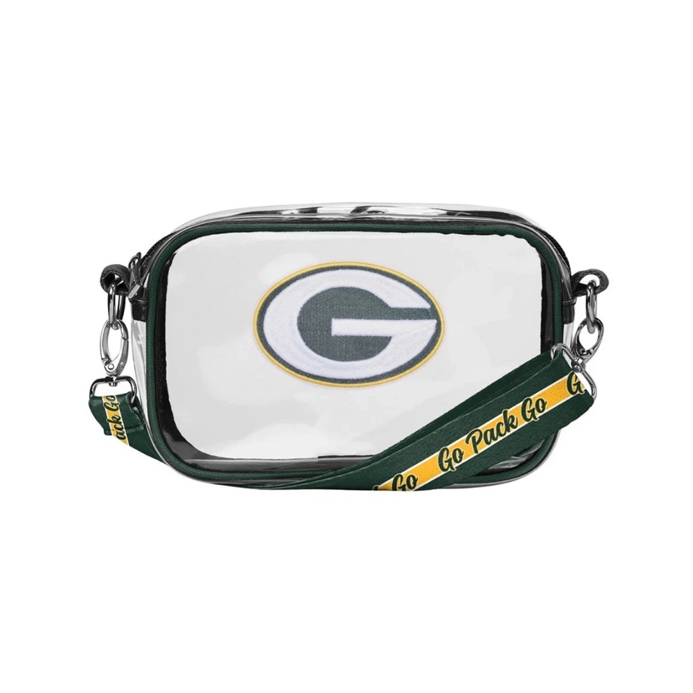 NWT Green Bay packers stadium compliant crossbody Bag - Picture 2 of 7